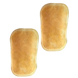 Maxbell 2pcs Articifial Cowhide Leather Welding Sleeves Protective for Welders
