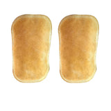 Maxbell 2pcs Articifial Cowhide Leather Welding Sleeves Protective for Welders
