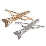 Maxbell 2Pack Bow and Arrow Brooches Crystal Clothes Lapel Pin Badge Collar Clips