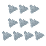 Maxbell 10PCS 1/4" Thread size, Flat Wind Jet Air Blowing Nozzle Spray F Type