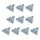 Maxbell 10PCS 1/4" Thread size, Flat Wind Jet Air Blowing Nozzle Spray F Type