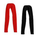 Maxbell 1/4 Doll Colorful Pencil Pants for BJD Doll Clothes Skinny Pants Black & Red