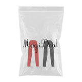 Maxbell 1/4 Doll Colorful Pencil Pants for BJD Doll Clothes Skinny Pants Black & Red