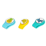 Maxbell 3 Pack Magnetic Golf Hat Clip Golf Ball Marker with Detachable Pattern Plate
