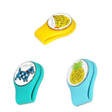 Maxbell 3 Pack Magnetic Golf Hat Clip Golf Ball Marker with Detachable Pattern Plate