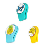 Maxbell 3 Pack Magnetic Golf Hat Clip Golf Ball Marker with Detachable Pattern Plate