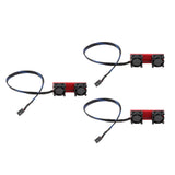 Maxbell 3x PCIE Solid State Heat Sink Dual Active Radiator M.2 SSD Cooling Fan (Red)