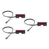 Maxbell 3x PCIE Solid State Heat Sink Dual Active Radiator M.2 SSD Cooling Fan (Red)