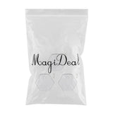 Maxbell 3x Wall Mount Planter Glass Hydroponic Vase Plant Pot Terrarium Hexagon 13cm