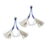 Maxbell 2x Jig Hooks Fishing Hooks Barbed Hooks Assist Hooks in Solid Ring