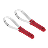 Maxbell 2x Stainless Steel Animal Equine Sweat Scraper Shedding Blade Random Colors