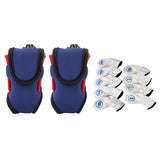 Maxbell 4-AW 9pcs Golf Club Head Cover Irons Headcover with 2pcs Ball Holder Bag