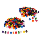 Maxbell 200pcs  Interlocking Math Link Cubes Snap Blocks 4 Colors