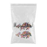 Maxbell 200pcs  Interlocking Math Link Cubes Snap Blocks 4 Colors