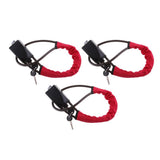 Maxbell 3X Universal Car Vehicle Anti-theft Steel Locking Steering Wheel Lock Strap
