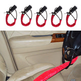 Maxbell 5X Universal Car Vehicle Anti-theft Steel Locking Steering Wheel Lock Strap