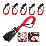 Maxbell 5X Universal Car Vehicle Anti-theft Steel Locking Steering Wheel Lock Strap