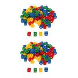 Maxbell 200x Early Education Baby Gifts  Math Link Cubes 4-Color