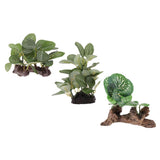 Maxbell 3pcs Resin Artifical Water Grass Plant For Reptile or Aquarium Tank Green