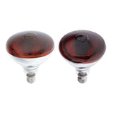 Maxbell 2pcs Waterproof E27 Heat Light Bulb Breeding Lamp Infrared Heater Bulbs