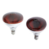 Maxbell 2pcs Waterproof E27 Heat Light Bulb Breeding Lamp Infrared Heater Bulbs
