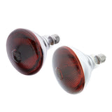 Maxbell 2pcs Waterproof E27 Heat Light Bulb Breeding Lamp Infrared Heater Bulbs