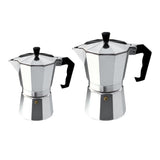 Maxbell 2pcs/set Home Bar Aluminum Coffee Moka Maker Pot Espresso Maker Moka Pot