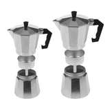 Maxbell 2pcs/set Home Bar Aluminum Coffee Moka Maker Pot Espresso Maker Moka Pot