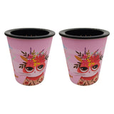 Maxbell 2x Self Watering Planter Pot Cup-shaped Cat