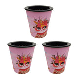 Maxbell 3x Self Watering Planter Pot Cup-shaped Cat