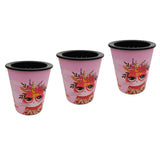 Maxbell 3x Self Watering Planter Pot Cup-shaped Cat