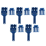 Maxbell 5 Piece Wooden Punch Locator Wooden Pieces Locator Craftsmen Drill Tool Sets