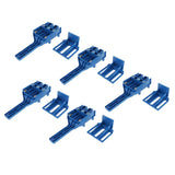 Maxbell 5 Piece Wooden Punch Locator Wooden Pieces Locator Craftsmen Drill Tool Sets