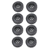Maxbell 8Pcs 17mm Wheel Rim Tire Tyres 170mm for 1/8 RC  RC Monster Trucks