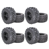 Maxbell 8Pcs 17mm Wheel Rim Tire Tyres 170mm for 1/8 RC  RC Monster Trucks