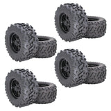 Maxbell 8Pcs 17mm Wheel Rim Tire Tyres 170mm for 1/8 RC  RC Monster Trucks
