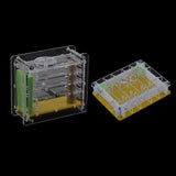 Maxbell 2pcs Clear Ant Feeding Nursery Box Ant Farm House Castle For Insect Ant