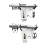 Maxbell 2x Stainless Steel Door Bolt Havy Dutry Sliding Lock  Cross + horizontal