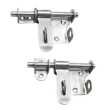 Maxbell 2x Stainless Steel Door Bolt Havy Dutry Sliding Lock  Cross + horizontal
