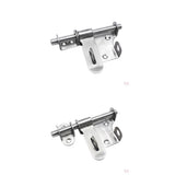 Maxbell 4pcs Stainless Steel Door Bolt Havy Dutry Sliding Lock Cross + horizontal
