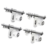 Maxbell 4pcs Stainless Steel Door Bolt Havy Dutry Sliding Lock Cross + horizontal