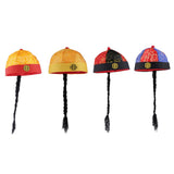 Maxbell 4 Pieces Chinese Oriental Cap