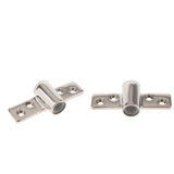 Maxbell 2Pieces Stainless Steel Rowlock / Oarlock Sockets Side Mount for Boat Marine