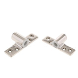 Maxbell 2Pieces Stainless Steel Rowlock / Oarlock Sockets Side Mount for Boat Marine