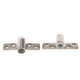 Maxbell 2Pieces Stainless Steel Rowlock / Oarlock Sockets Side Mount for Boat Marine