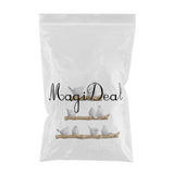 Maxbell 3pcs Resin Birds Figurine Wall Hooks Coat Rack Holder Clothes Wall Hanger