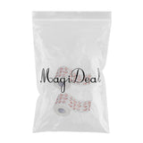 Maxbell 2 Pcs Santa Claus Printed Paper Roll Christmas Room Home Decor Novelty Gifts