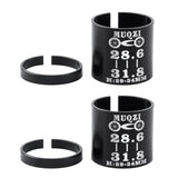 Maxbell 2pcs Bicycle Bike Stem Fork Shim Fork Steerer Tube Adapter 31.8mm to 28.6mm