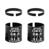 Maxbell 2pcs Bicycle Bike Stem Fork Shim Fork Steerer Tube Adapter 31.8mm to 28.6mm