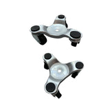 Maxbell 2xIron Triangular Home Moving Tools Furniture Roller Mover Set Yellow